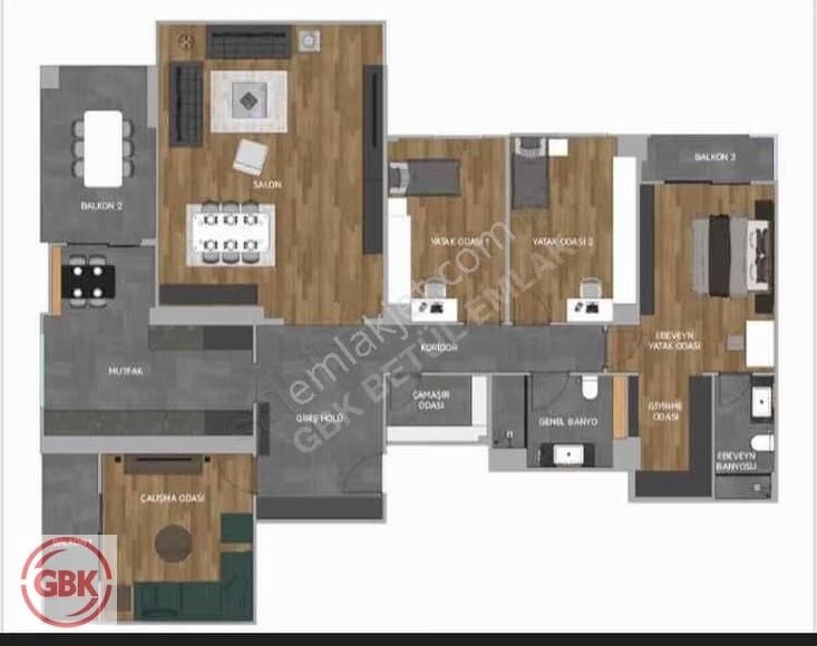 Resıdence İn Kuvars Kule 4+1 210m2 - Görsel 21