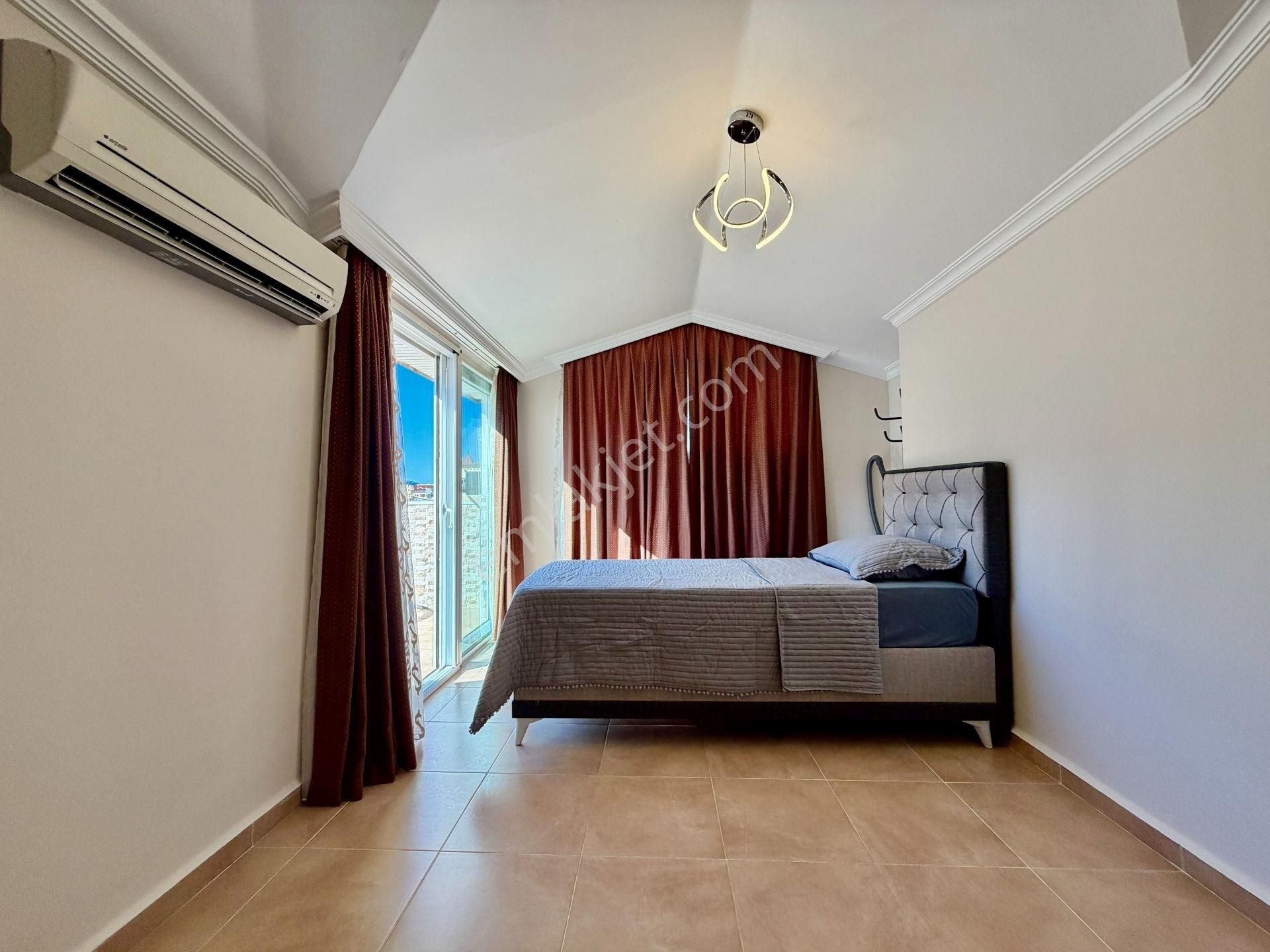 Alanya Obagöl 3+1 Denize 200 Metre Satılık Mobilyalı Penthouse - Görsel 17