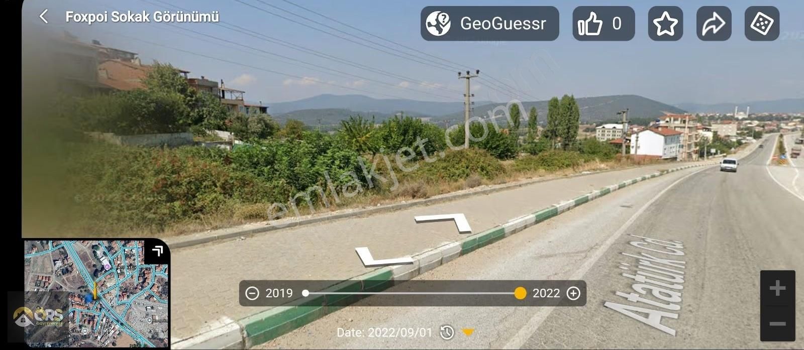 Fırsat Tek Tapu 55 Metre Çevreyoluna Cephe Konut İmarlı Arsa - Görsel 2