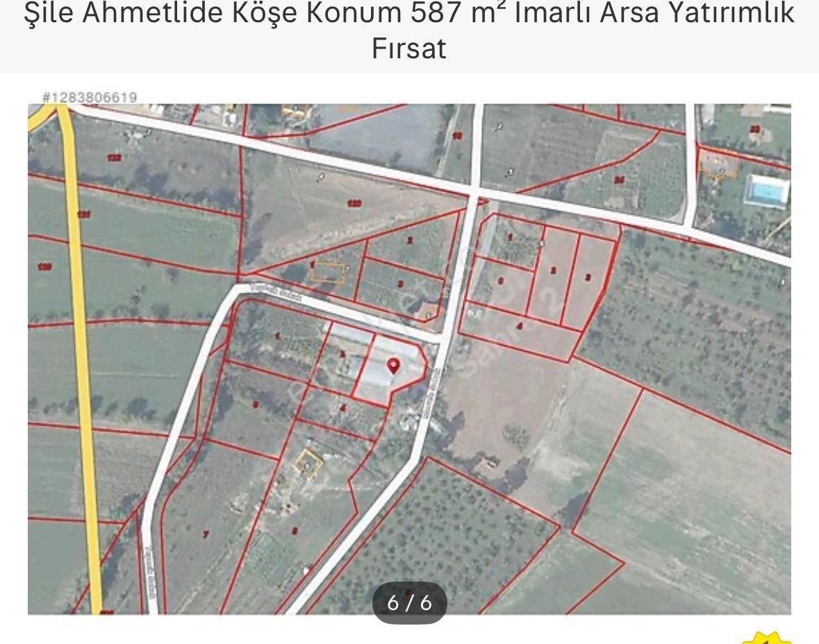 Şile Ahmetli Köyü’nde Köşe Konumda, Yatırıma Değer İmarlı Arsa - Görsel 6