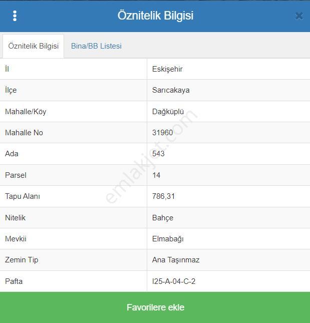 Eskişehir Sarıcakaya Dağküplü Köyünde 786 M² Bahçe Satılıktır - Görsel 7