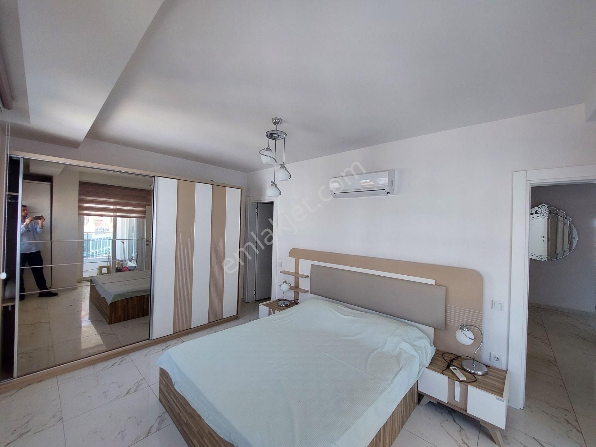 Alanya Mahmutlarda Full Aktiviteli Sitede 2+1 Eşyalı Güney Cephe Kullanışlı Kiralık Daire - Görsel 16