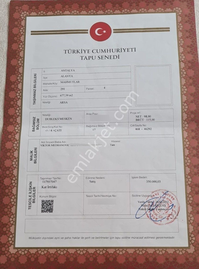 Alanya / Mahmutlar - Zera Homes -kiralık 2+1 Dubleks Daire - Görsel 23