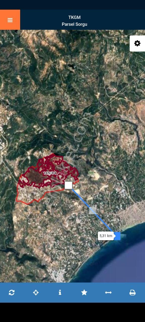 52 Katlı Binanın Görüldüğü Full Deniz Manzaralı Elektrik Su Ve Yolu Olan Uygun Fiyatlı Tarla... - Görsel 9