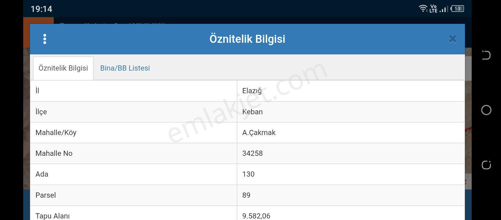 Keban Yolu Üzerinde Yola Yakın Aşağı Çakmakta Satılık Tarla Lar - Görsel 6