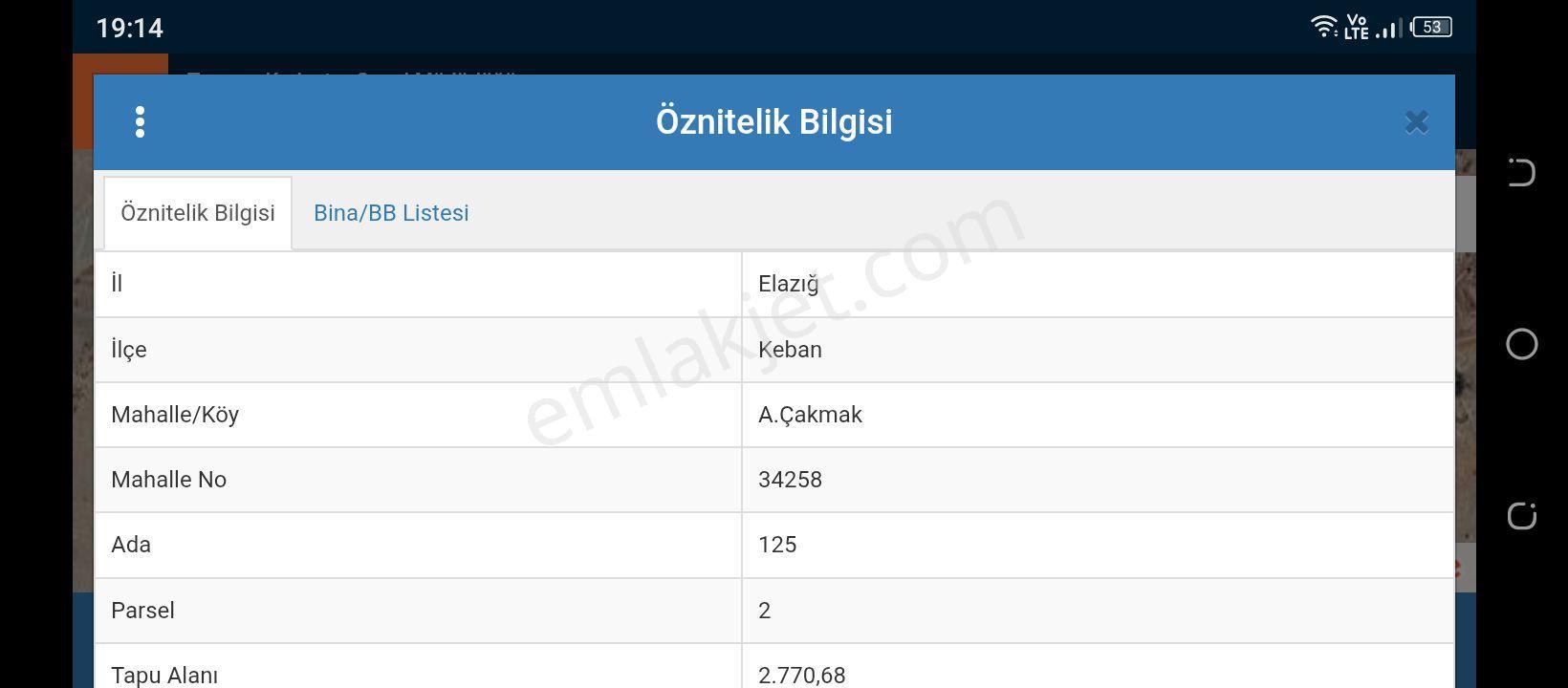 Keban Yolu Üzerinde Yola Yakın Aşağı Çakmakta Satılık Tarla Lar - Görsel 4
