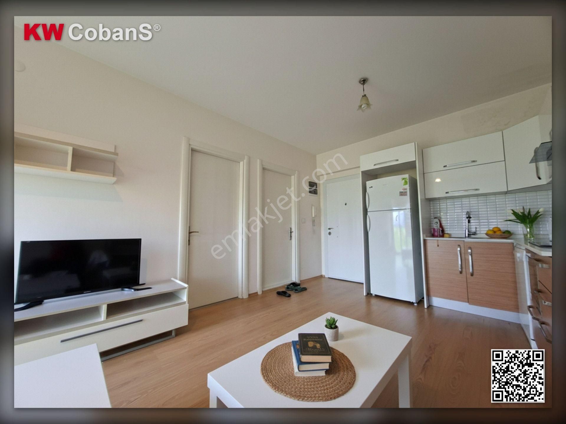 Kw Cobans'tan Eşyalı | Bornova Park Evleri Kiralık 1+1 (d111) - Görsel 15
