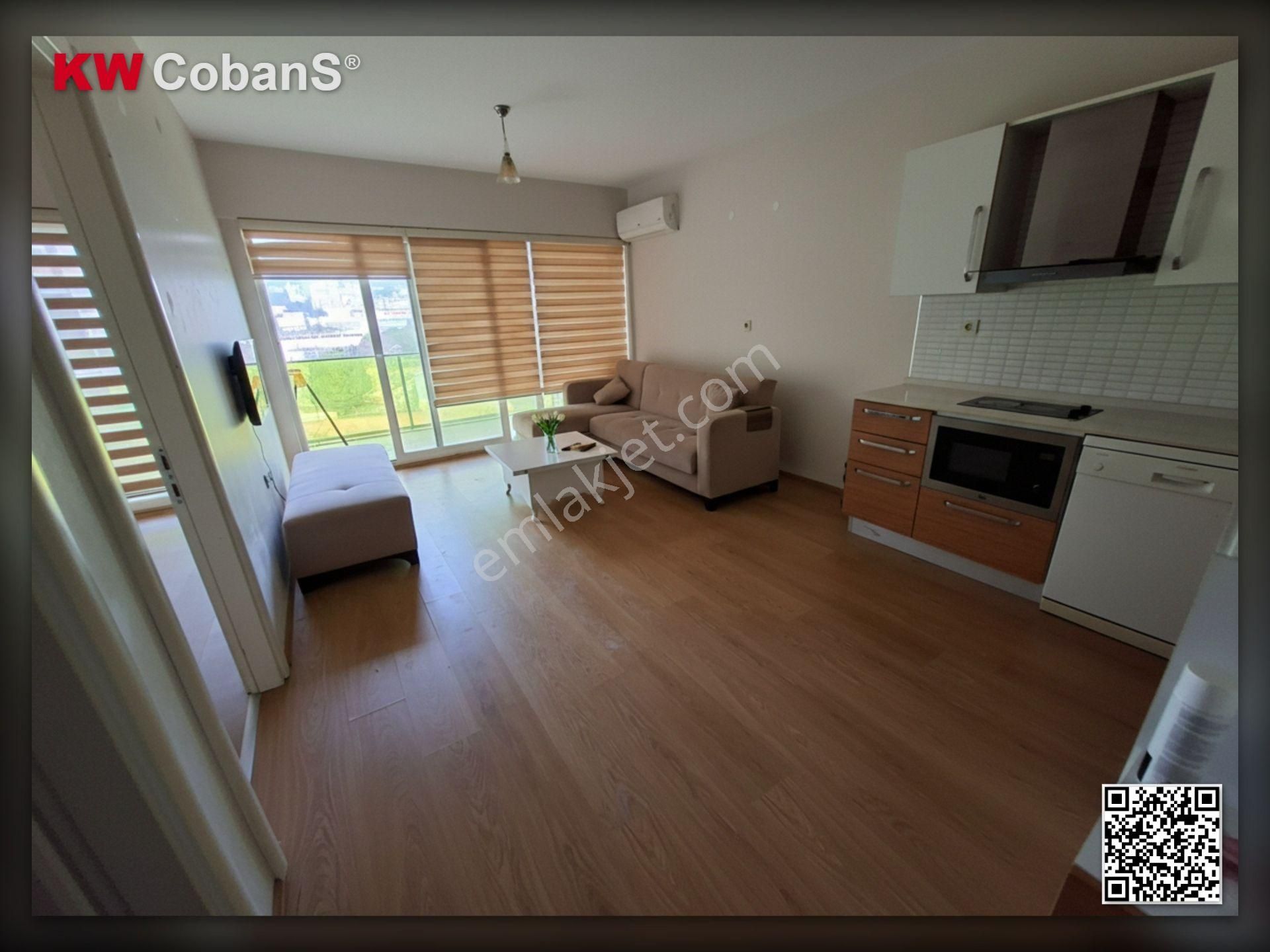 Kw Cobans'tan Eşyalı | Bornova Park Evleri Kiralık 1+1 (d131) - Görsel 9