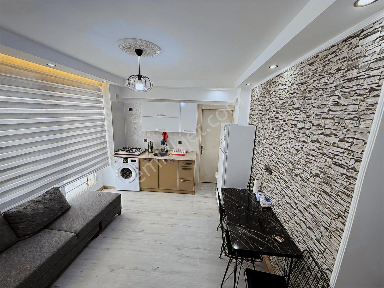 Davutlarda Eşyalı Satılık Yatırımlık 1+1 Arakat Daire - Görsel 16