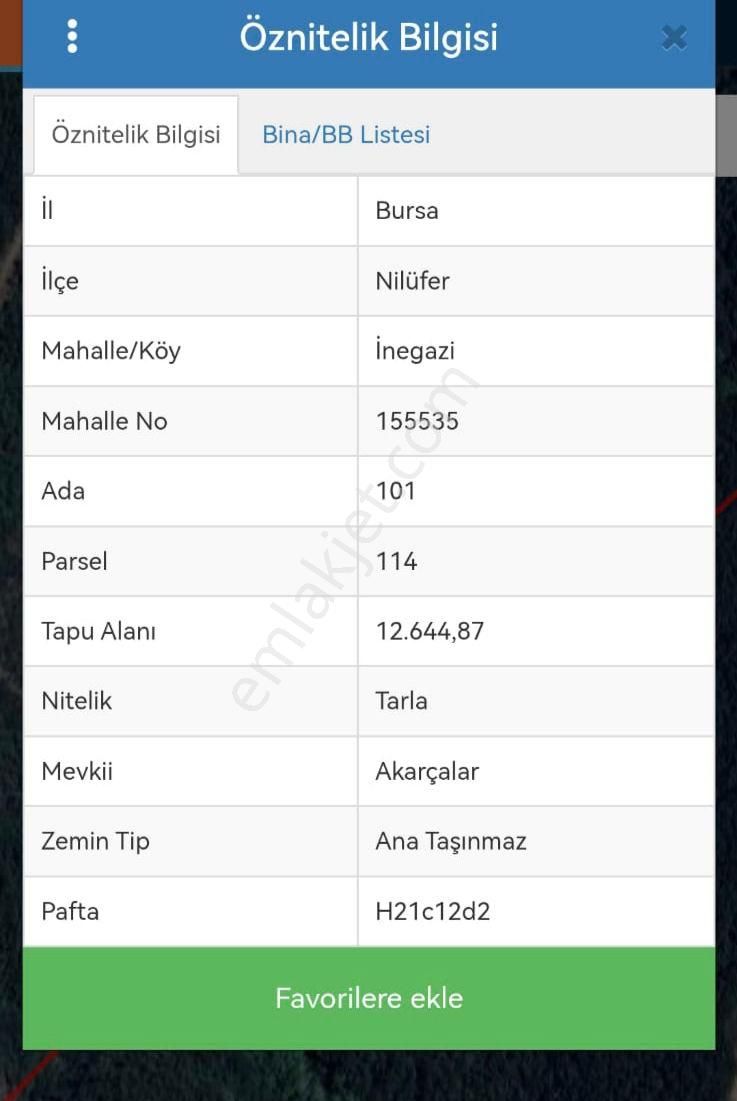 İnegazi, Atlas Satılık Tarla Arsa - Görsel 4