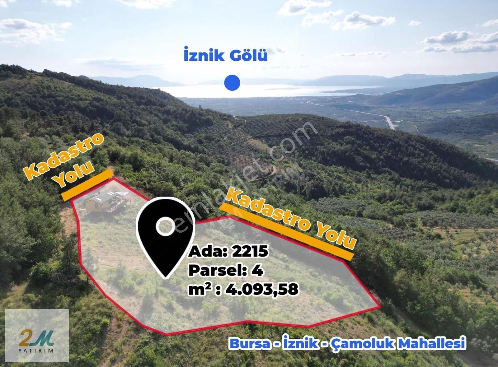 2m Yatırım'dan İznik Çamoluk Mah Satılık Arsa Ve Ahşap Ev