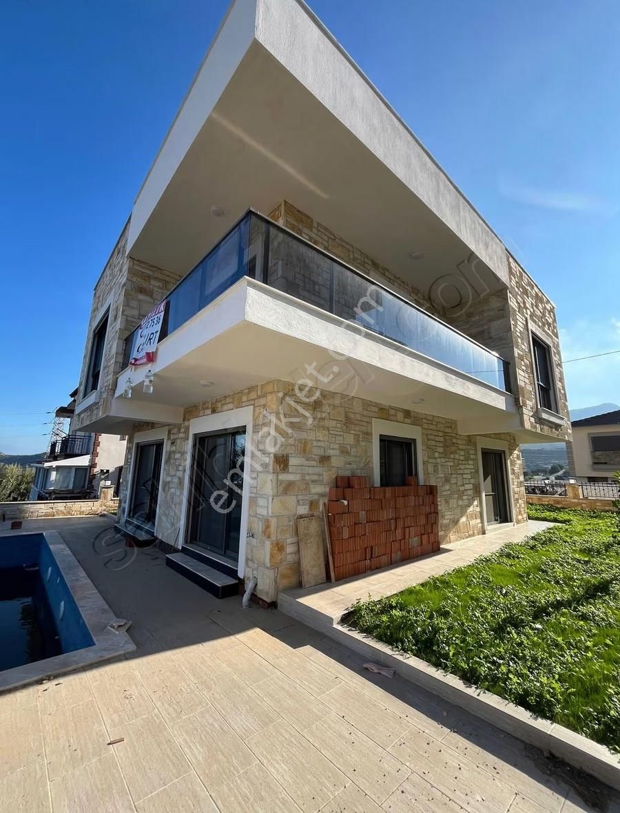 Canyurt Gayrimenkulden Full Deniz Manzaralı Havuzlu Villa - Görsel 14