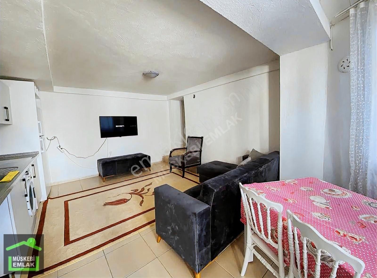 Ortakent Merkezde Eşyalı Yıllık Kiralık 1+1 Daire - Görsel 5