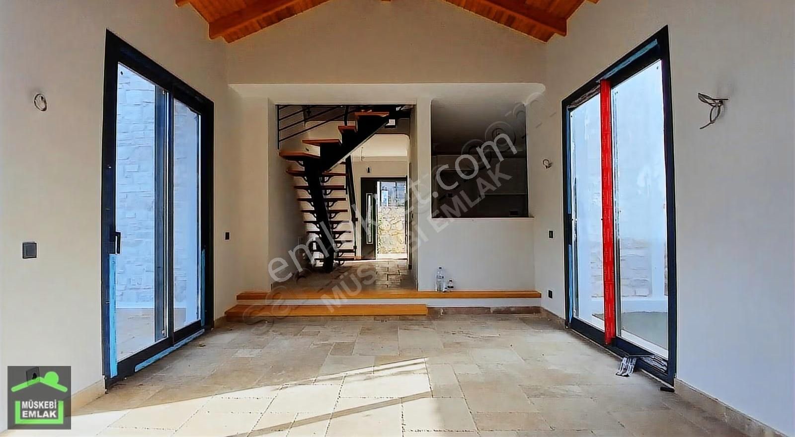 Bodrum Yahşi Sahilde 3+1 Satılık Tam Müstakil Dubleks Taş Villa - Görsel 5