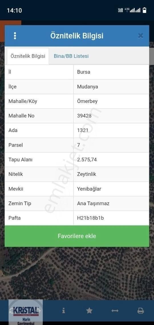 Kristal Marin'den Mudanya Ömer Bey Mah. De Satılık Arazi - Görsel 3