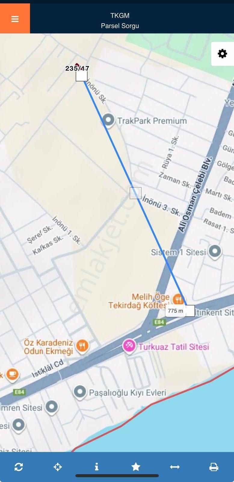 Tekirdağ Çorlu Yenice 300 M2 İmarlı İfrazlı Villa Arsası - Görsel 2