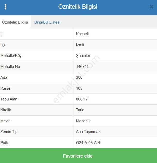 Kocaeli İzmit Şahinler Köyünde 808 M² Tarla Satılıktır - Görsel 8