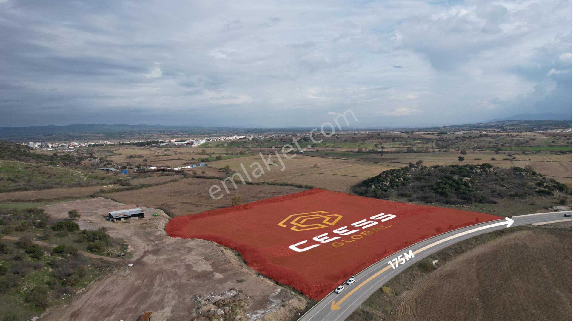 Çanakkale Ezinede Ana Yola Cepheli 25.660 M² Satılık Arsa