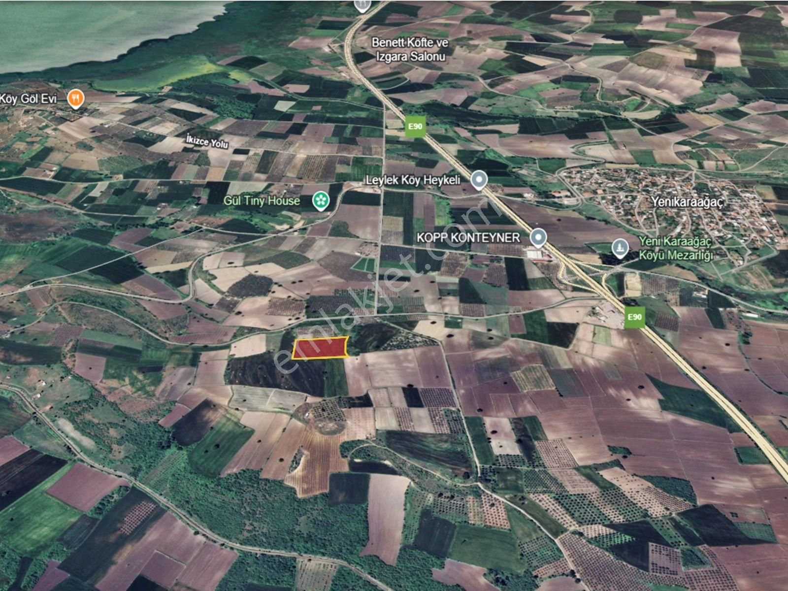 Karacabey Eskikaraağaçda Yola Cephe Göl Manzaralı Satılık Tarla - Görsel 34