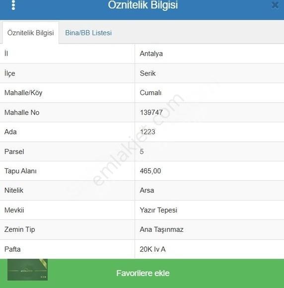 Müstakil 465 M2 Arsa Kelepir Fiyat - Görsel 3