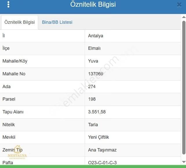 Elmalı Yuva Mahallesinde Yola Cephe 3.551 M2 Satılık Tarla - Görsel 4