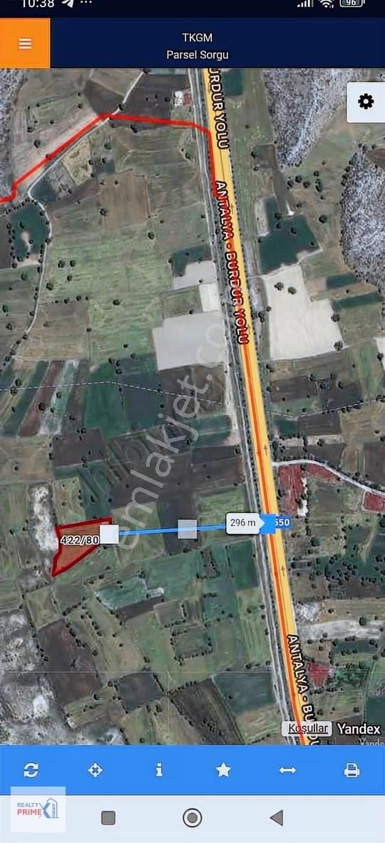 Döşemealtı Bademağacında 5993 M2 Çevre Yolu Yakını Satılık Tarla