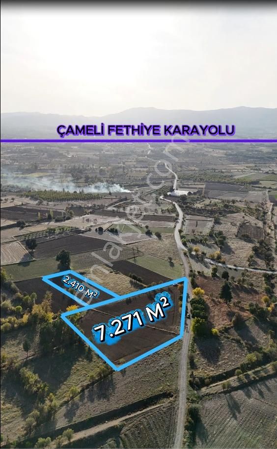 Şahin Emlaktan Denizli Acıpayam Darıveren Mah. 2 Ayrı Tapulu 2.410 M² Ve 7.271 M² Satılık Tarlalar - Görsel 2