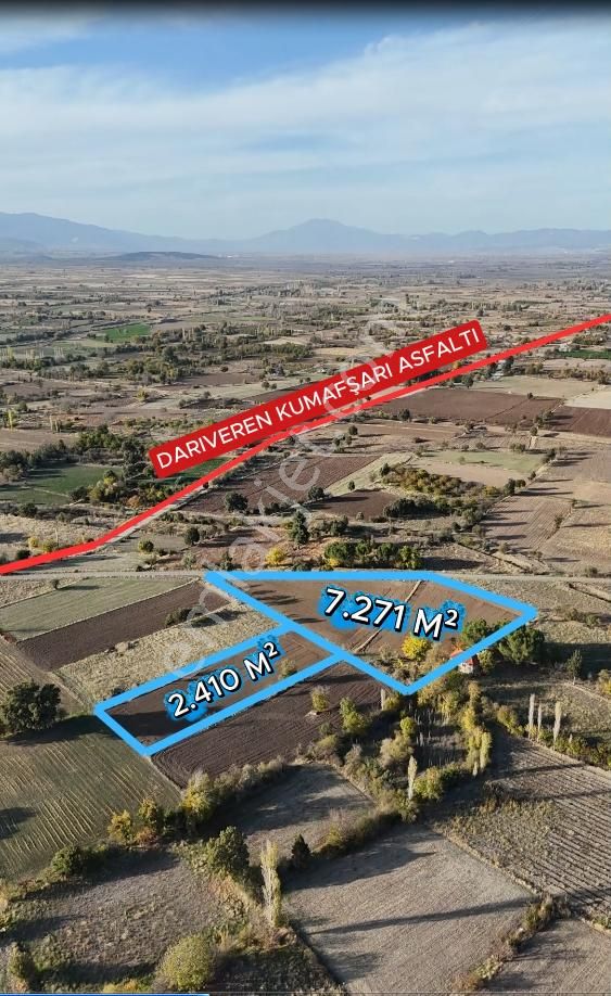 Şahin Emlaktan Denizli Acıpayam Darıveren Mah. 2 Ayrı Tapulu 2.410 M² Ve 7.271 M² Satılık Tarlalar