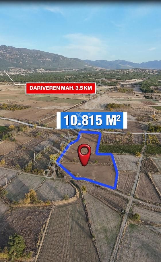 Şahin Emlaktan Denizli Acıpayam Darıveren Mah.satılık Asfalt Yola Sıfır 10.815 M² Tarla - Görsel 4
