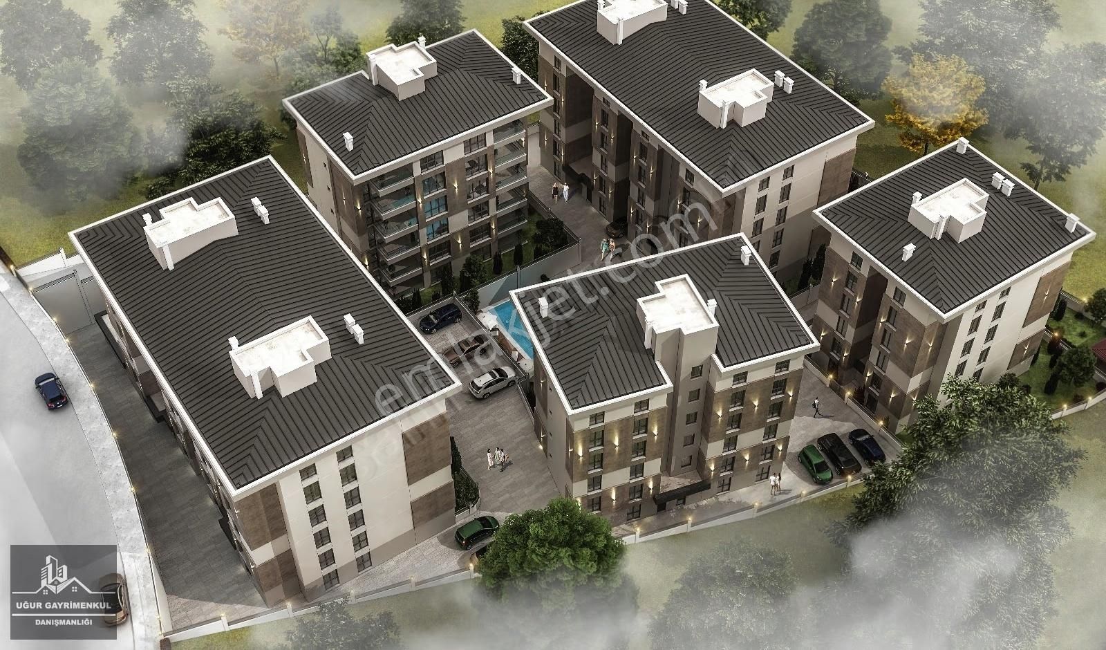Uğur Gayrimenkulden Manastır'da Modern,site İçerisinde 3+1 Daire