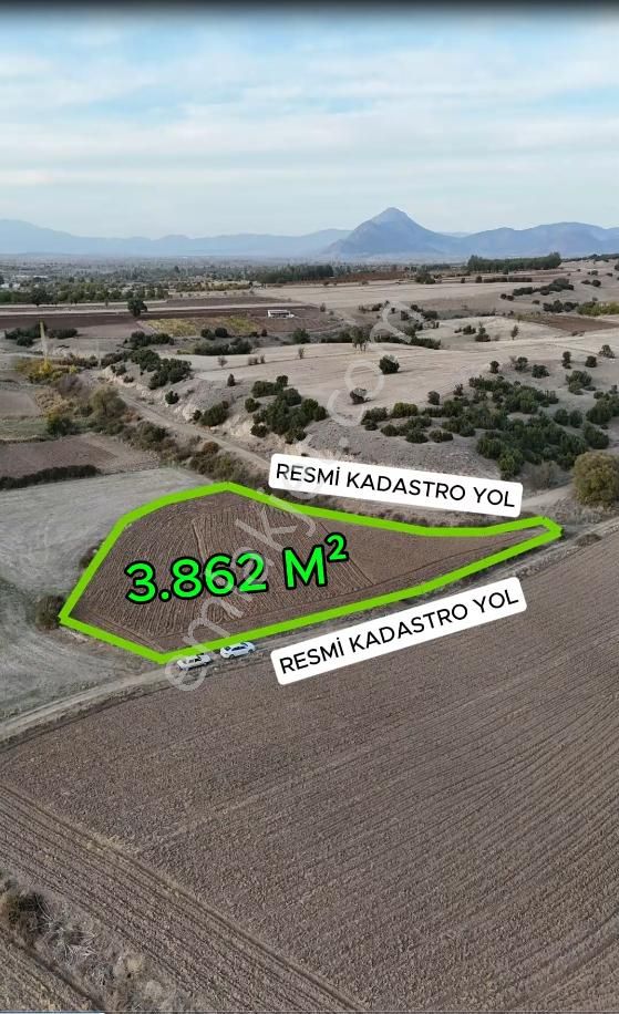 Şahin Emlaktan Denizli Acıpayam Darıveren Mah.satılık 3.862 M² İki Tarafı Resmi Yol Olan Tarla - Görsel 3