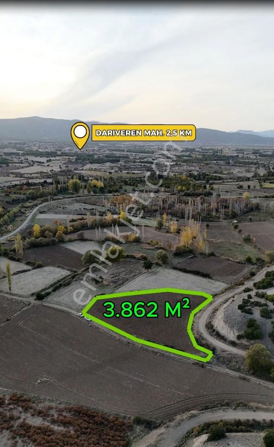 Şahin Emlaktan Denizli Acıpayam Darıveren Mah.satılık 3.862 M² İki Tarafı Resmi Yol Olan Tarla - Görsel 2