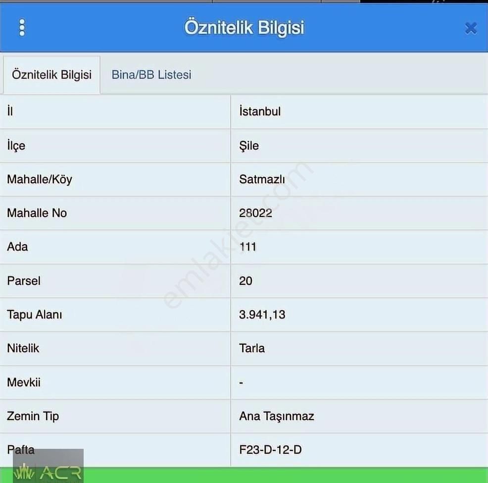 Acr Gyd'den Satmazlı Mahallesi'nde 3941 M2 Satılık Arsa - Görsel 2