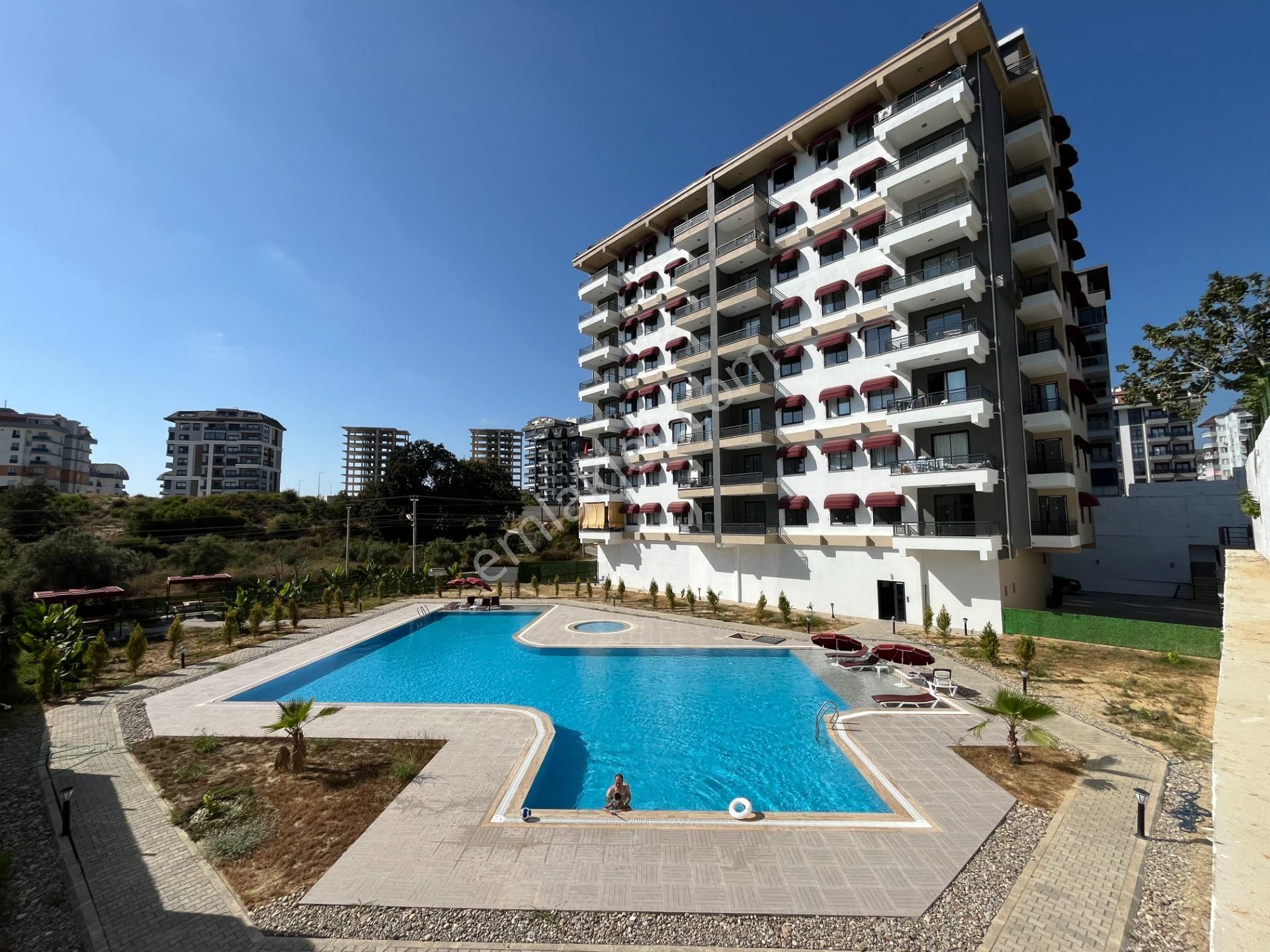 Avsallar Mahallesinde İskanlı Sitede Deniz Manzaralı 1+1 Satılık Daire - Görsel 25
