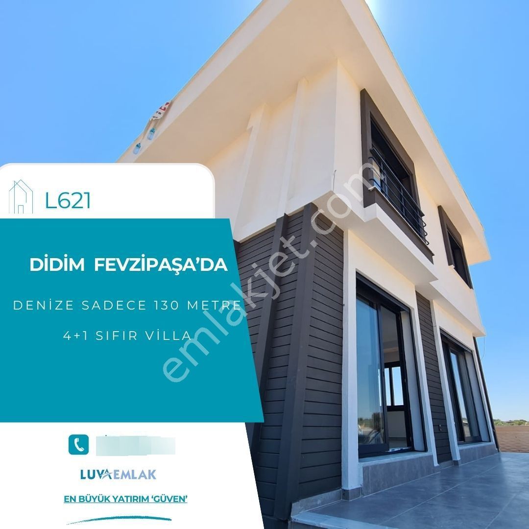 Didim Fevzipaşa'da Denize Sadece130 Metre Tam Müstakil Sıfır Villa