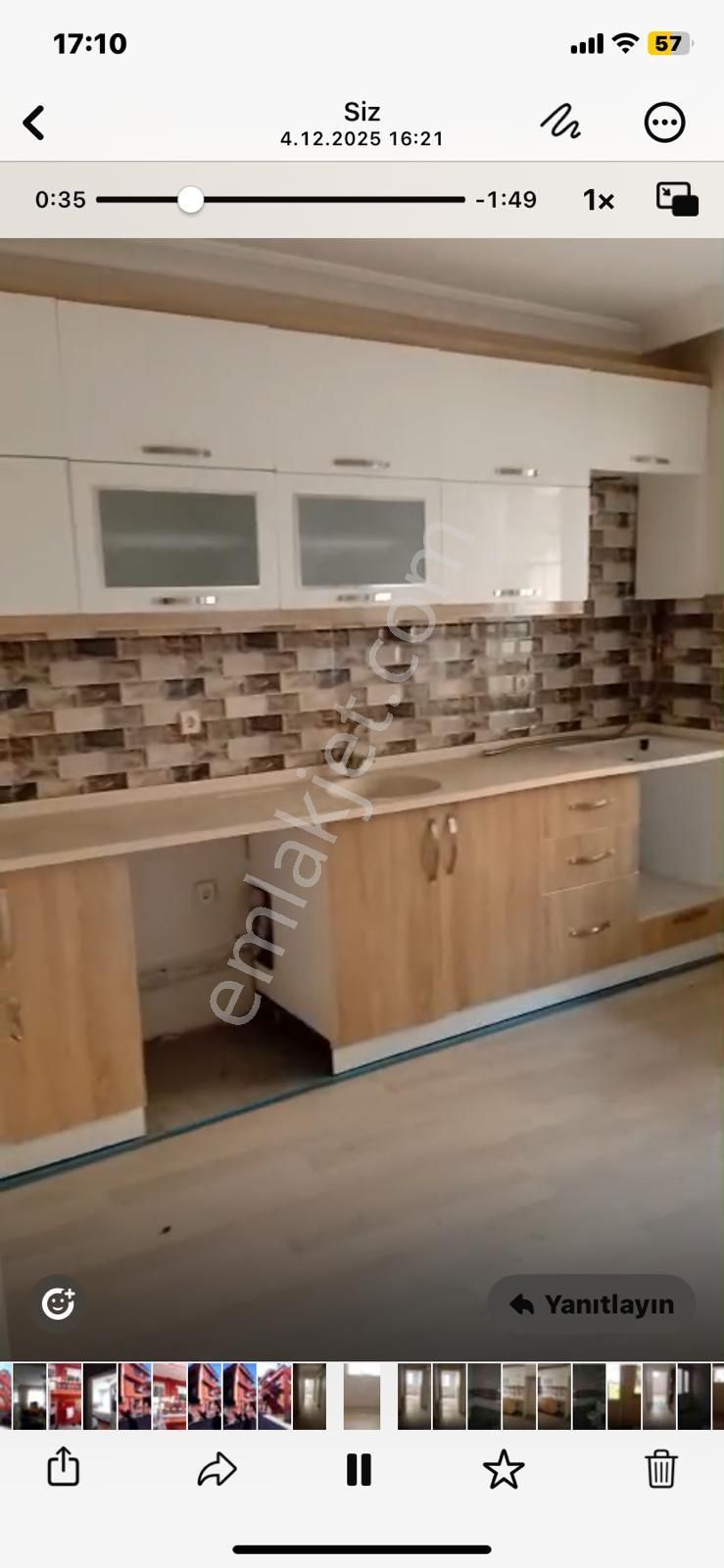 Bursa Yıldırım Yediselviler Mahllesinde Satılık Daire - Görsel 10