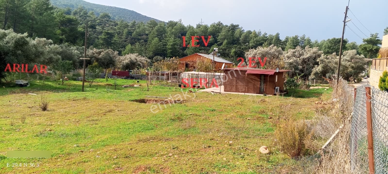Antalya Kaş Yeşilköy Mahallesinde 3901 M2 Satılık Çiftlik - Görsel 26