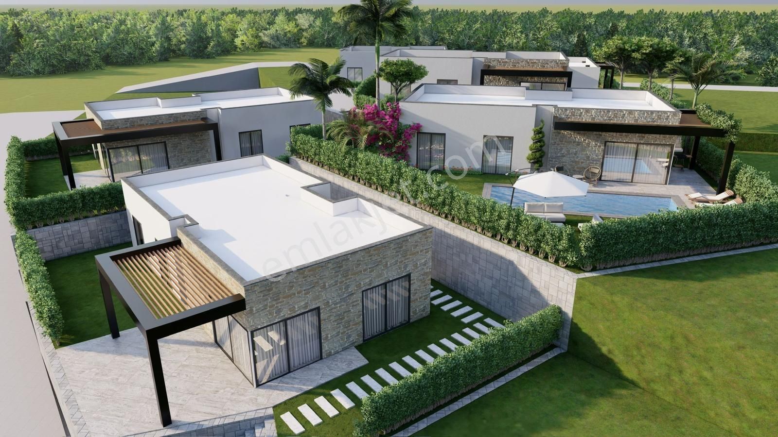 Bodrum Dereköy Projeden Satılık 3+1 Villa %50 Peşin 12 Ay Vade - Görsel 4