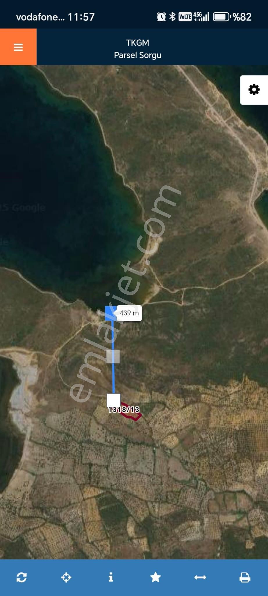 Cunda Adasında Müstakil Parsel 6534 M2 Satılık Zeytinlik - Görsel 3