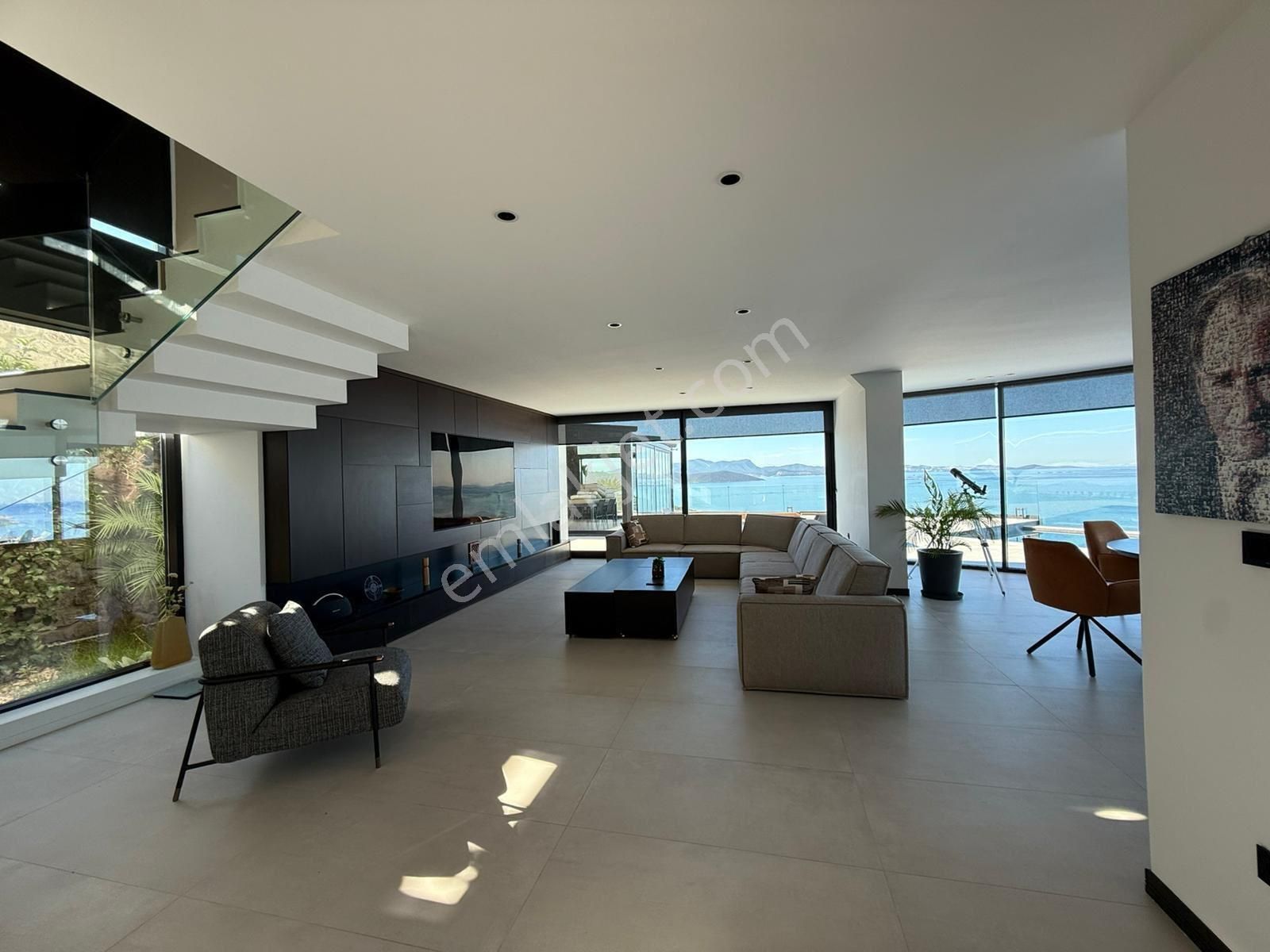 Denize Sıfır Maya Koyunda Müstakil Villa Modern Lüks Ev Özel Plajlı Panoramik Ve Manzaralı Villa - Görsel 4