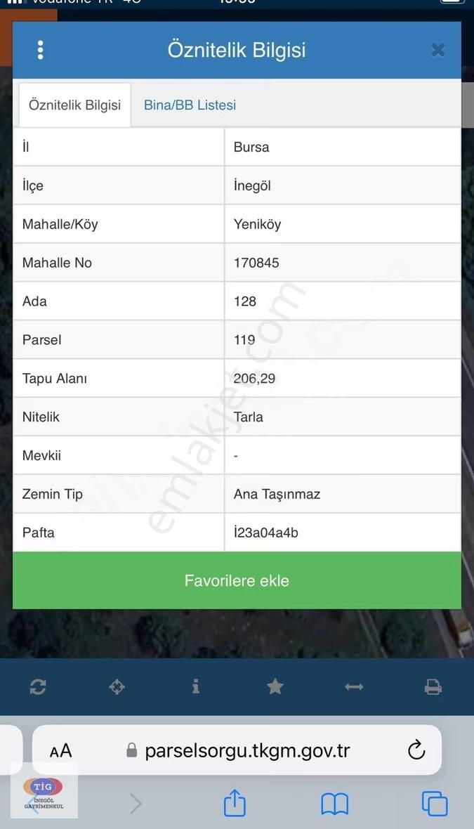 Tig'den Yeniköy'de Satılık Tarla - Görsel 6