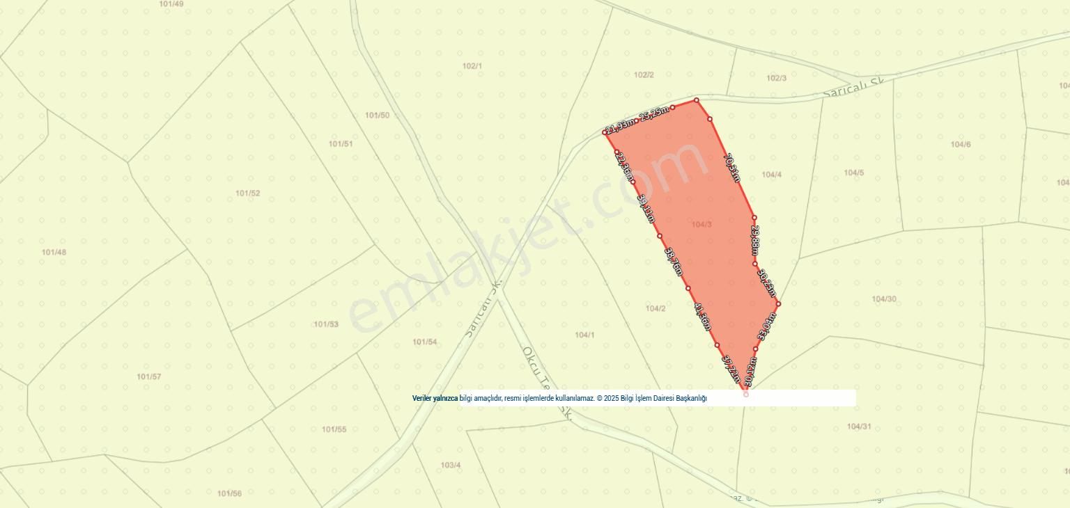 Kocaeli Karamürsel Yalakdere Satılık 9.337 M² Tarla - Görsel 18