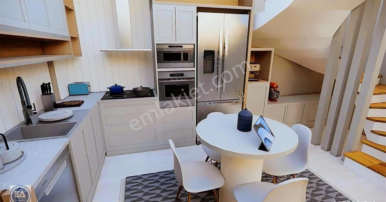 Kuşadası Davutlarda Özel Havuzlu Modern İkiz 3+1 Villalar - Görsel 21