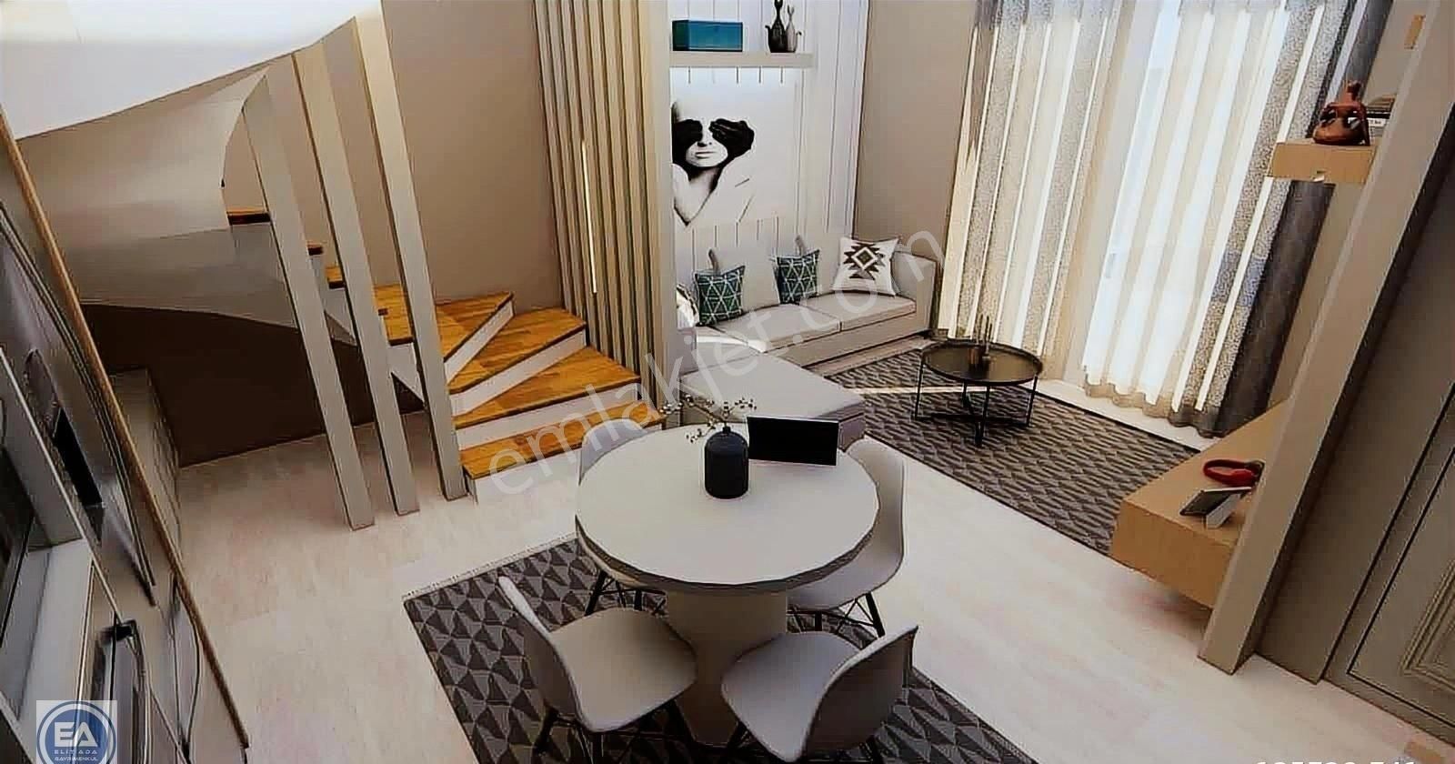 Kuşadası Davutlarda Özel Havuzlu Modern İkiz 3+1 Villalar - Görsel 17