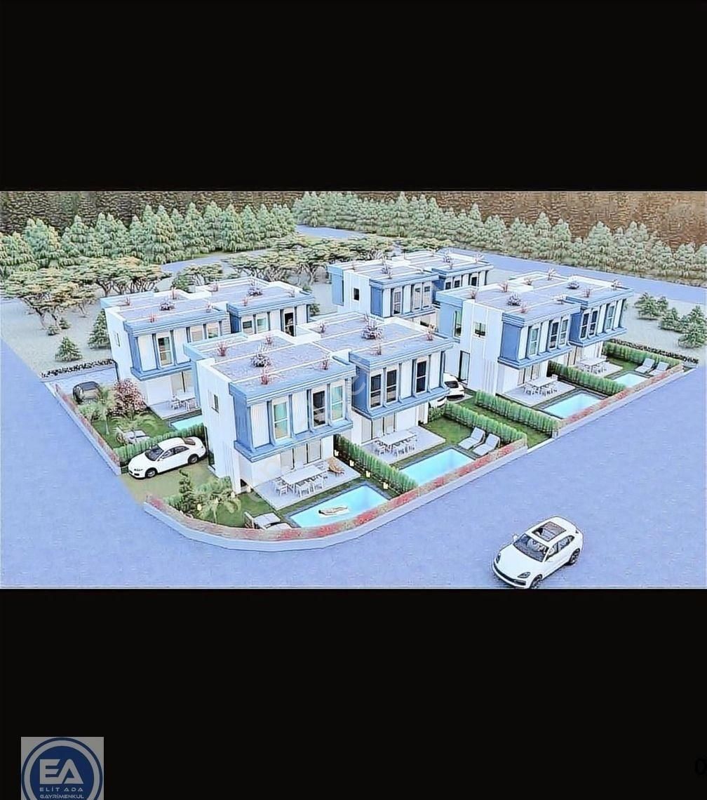 Kuşadası Davutlarda Özel Havuzlu Modern İkiz 3+1 Villalar