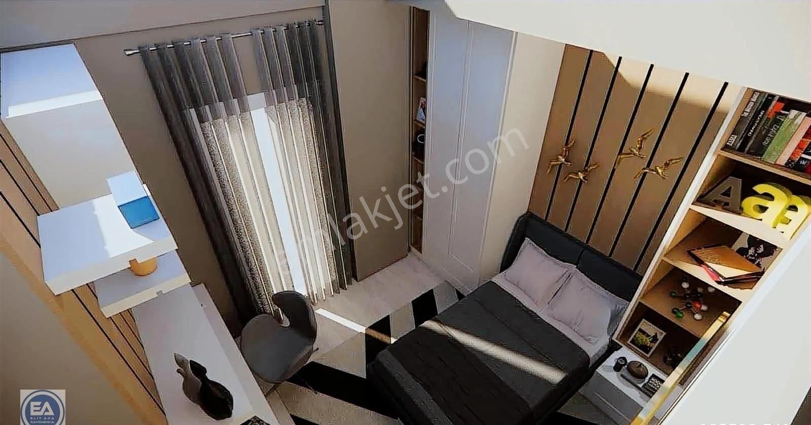 Kuşadası Davutlarda Özel Havuzlu Modern İkiz 3+1 Villalar - Görsel 26