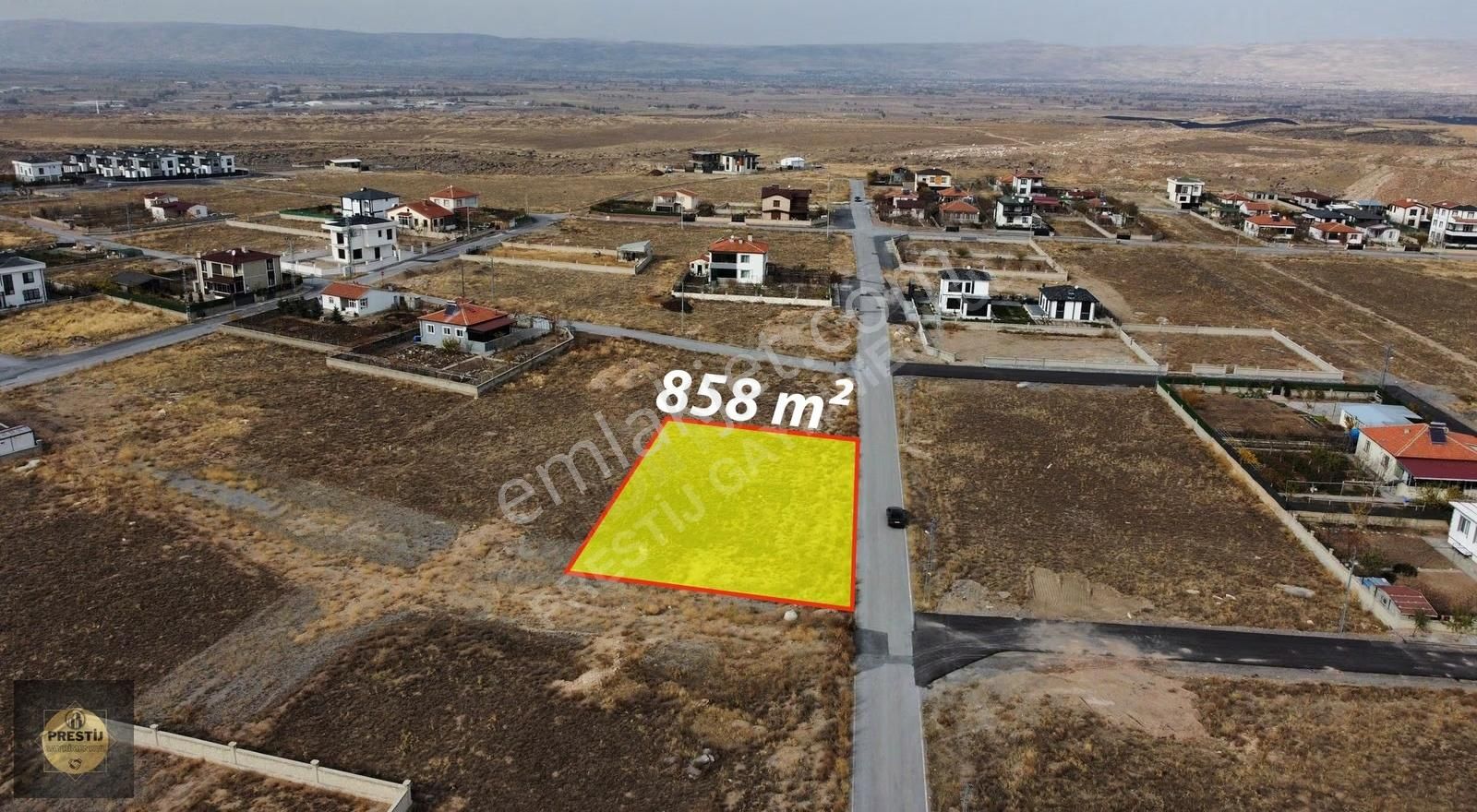 858 M2 Temiz Köşe Villa Parseli ! İkiz Villa Yapımına Uygun ! - Görsel 2