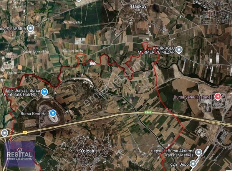 Rs Mutlu Yolçatı Da Korular Mevkinde 111 M2 Hisseli Arazi