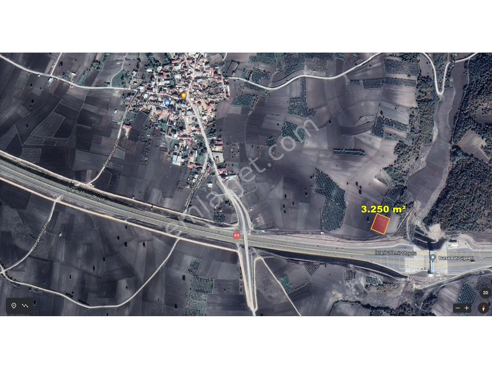 Badırga Da İstanbul İzmir Yoluna Cephe Takasa Açık Satılık Tarla - Görsel 14