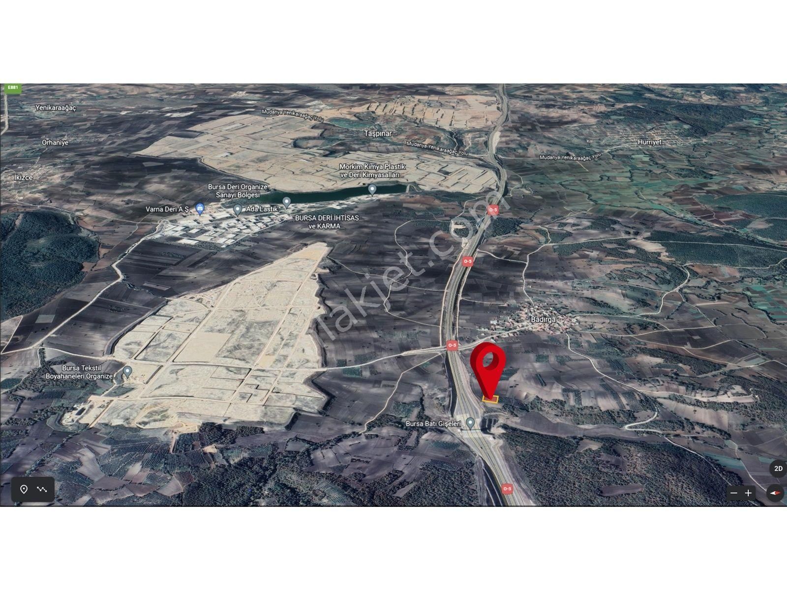 Badırga Da İstanbul İzmir Yoluna Cephe Takasa Açık Satılık Tarla - Görsel 11